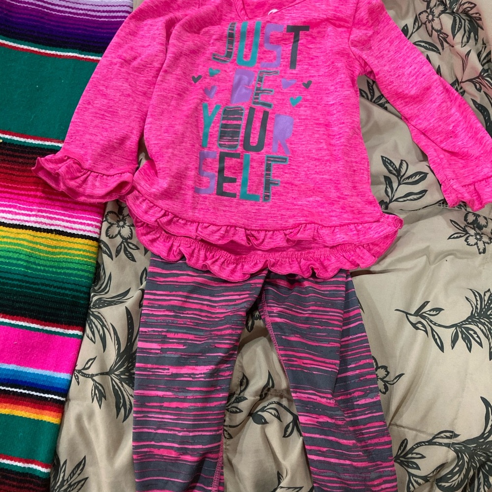 18 month girl matching set.